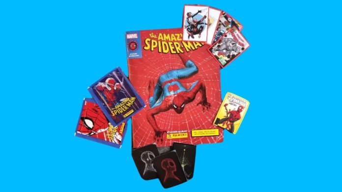 Spider-Man Sticker Sammelkarten