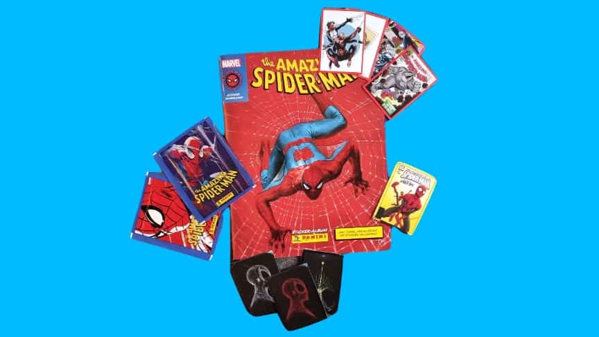 Spider-Man: Sammelsticker & Sammelkarten